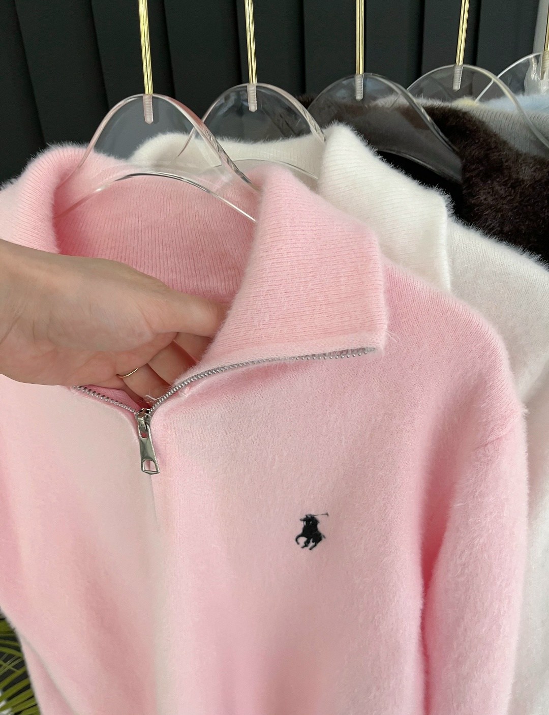 джемпер polo ralph lauren,джемпер polo ralph lauren полузамок белый,кофта поло,свитер polo ralph lauren,женская кофта