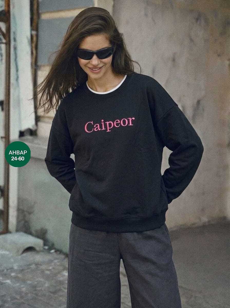 свитшот женская,синий свитшот,свитшот,свитшот с принтом,свитшот принт