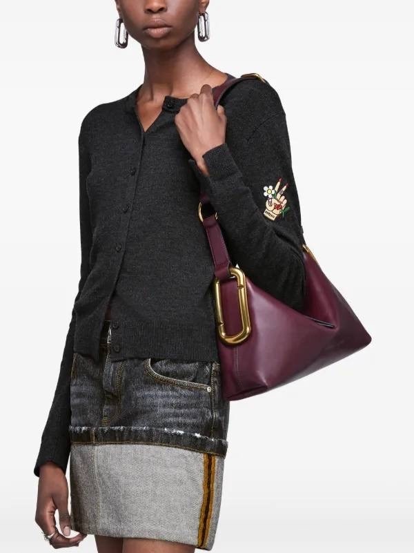 marc jacobs сумка женская,сумка marc jacobs натуральная кожа,сумка-хобо через плечо marc jacobs,сумка marc jacobs,сумка-хобо от marc jacobs из натуральной кожи