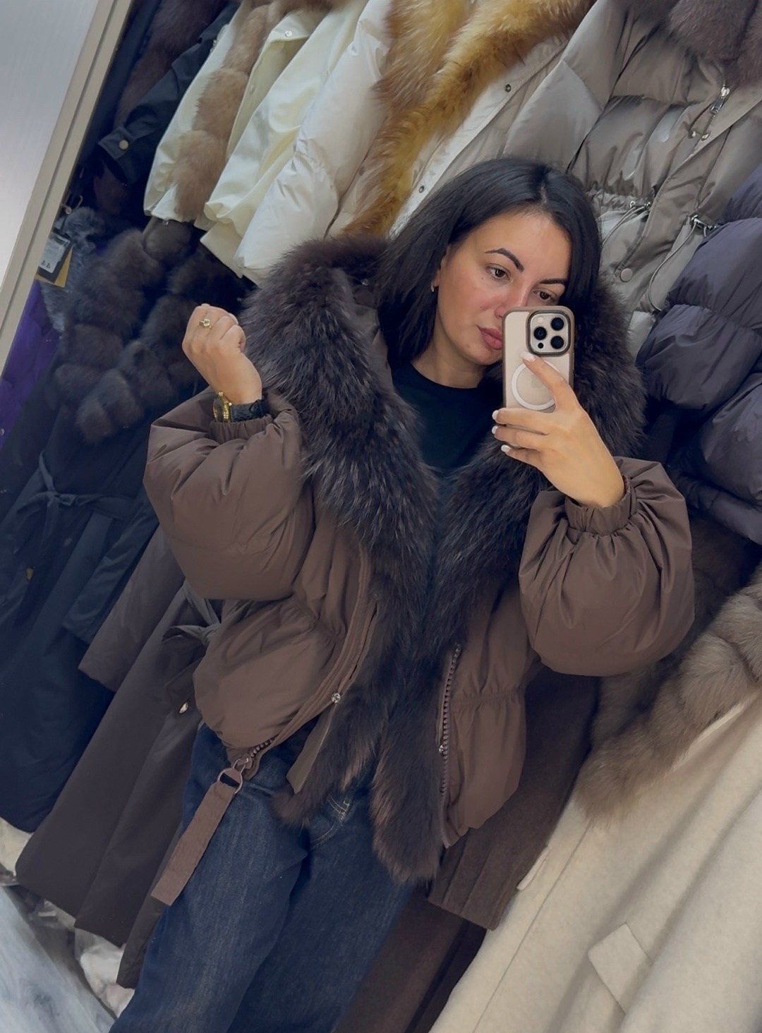 пуховик с натуральным мехом,пуховик куртка с натуральным мехом max mara,пуховики оверсайз,пуховик,пуховик куртка