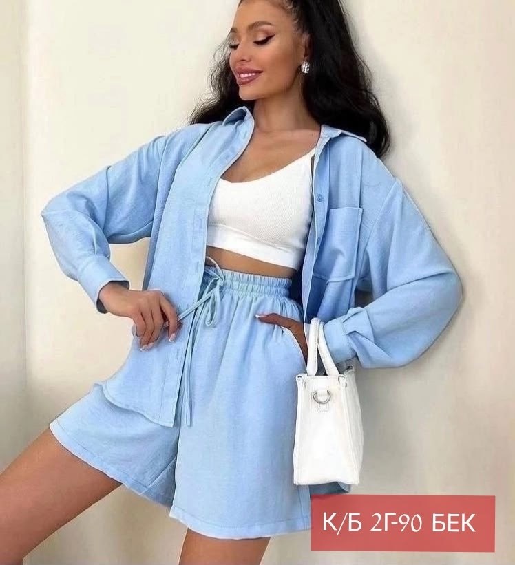 женские костюмы,женский костюм с шортами,,костюм двойка сингапур,костюм двойка