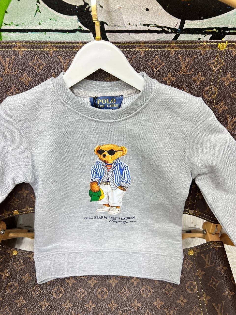свитшот для новорожденной,свитшот polo ralph lauren,детский свитшот,свитшот с мишкой,толстовка свитшот для мальчика