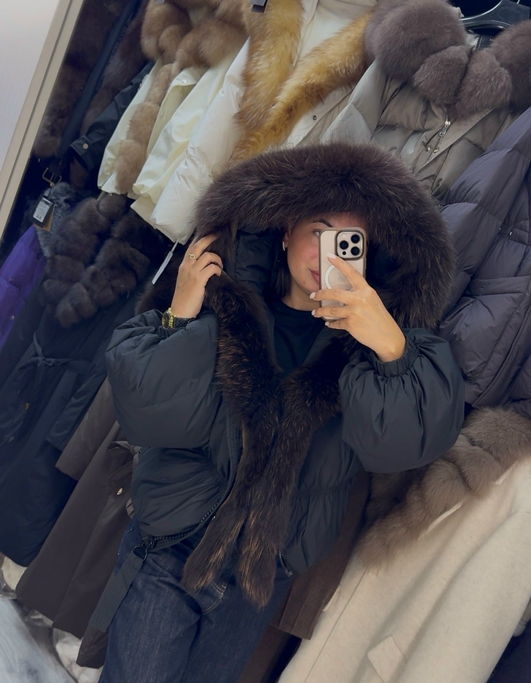 пуховик с натуральным мехом,пуховик куртка с натуральным мехом max mara,пуховики оверсайз,пуховик,пуховик куртка