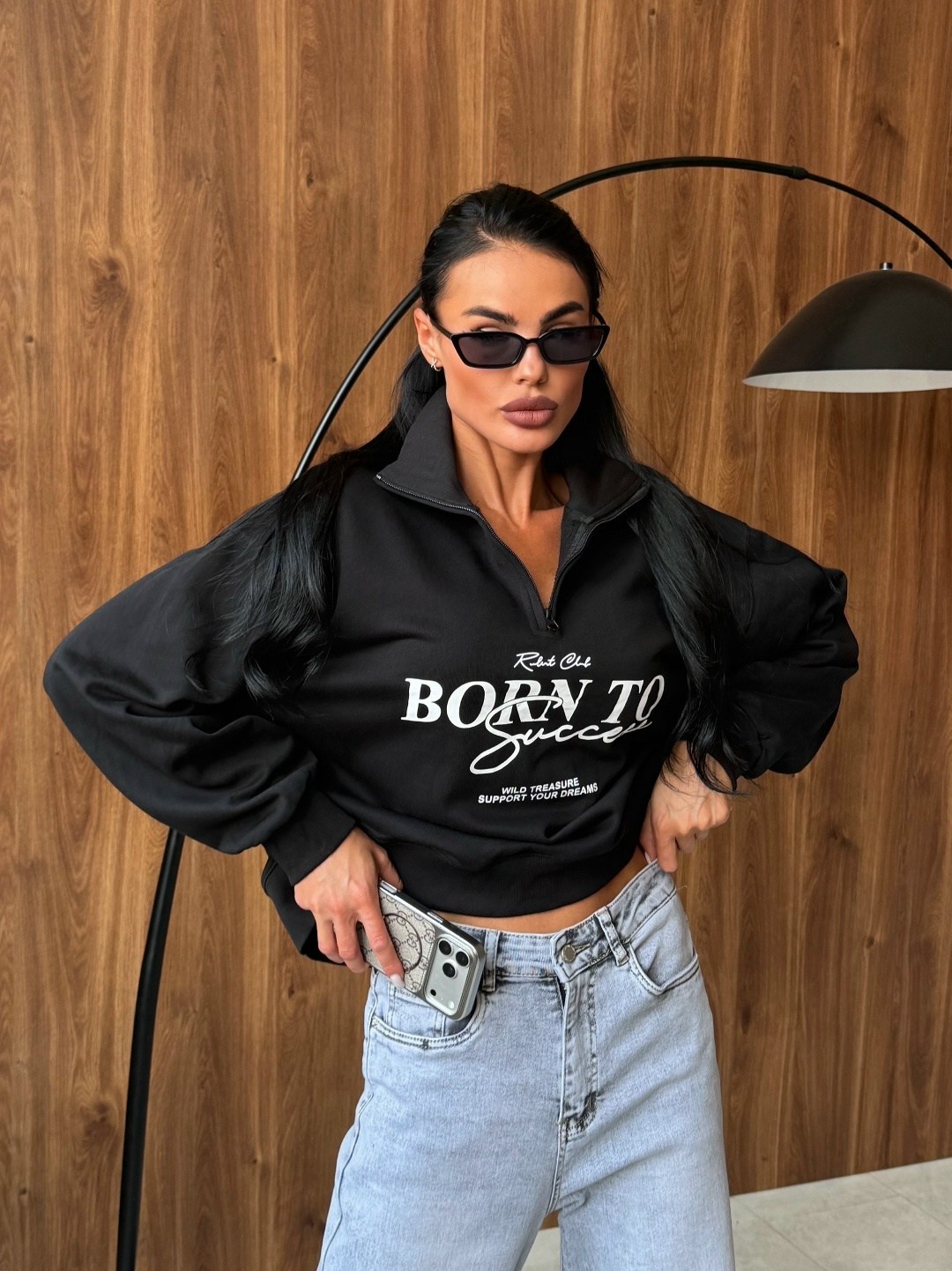 худи на молнии без начеса с завязками xtz streetwear,свитшот женская,кофта женская,толстовка женская,кофта короткая