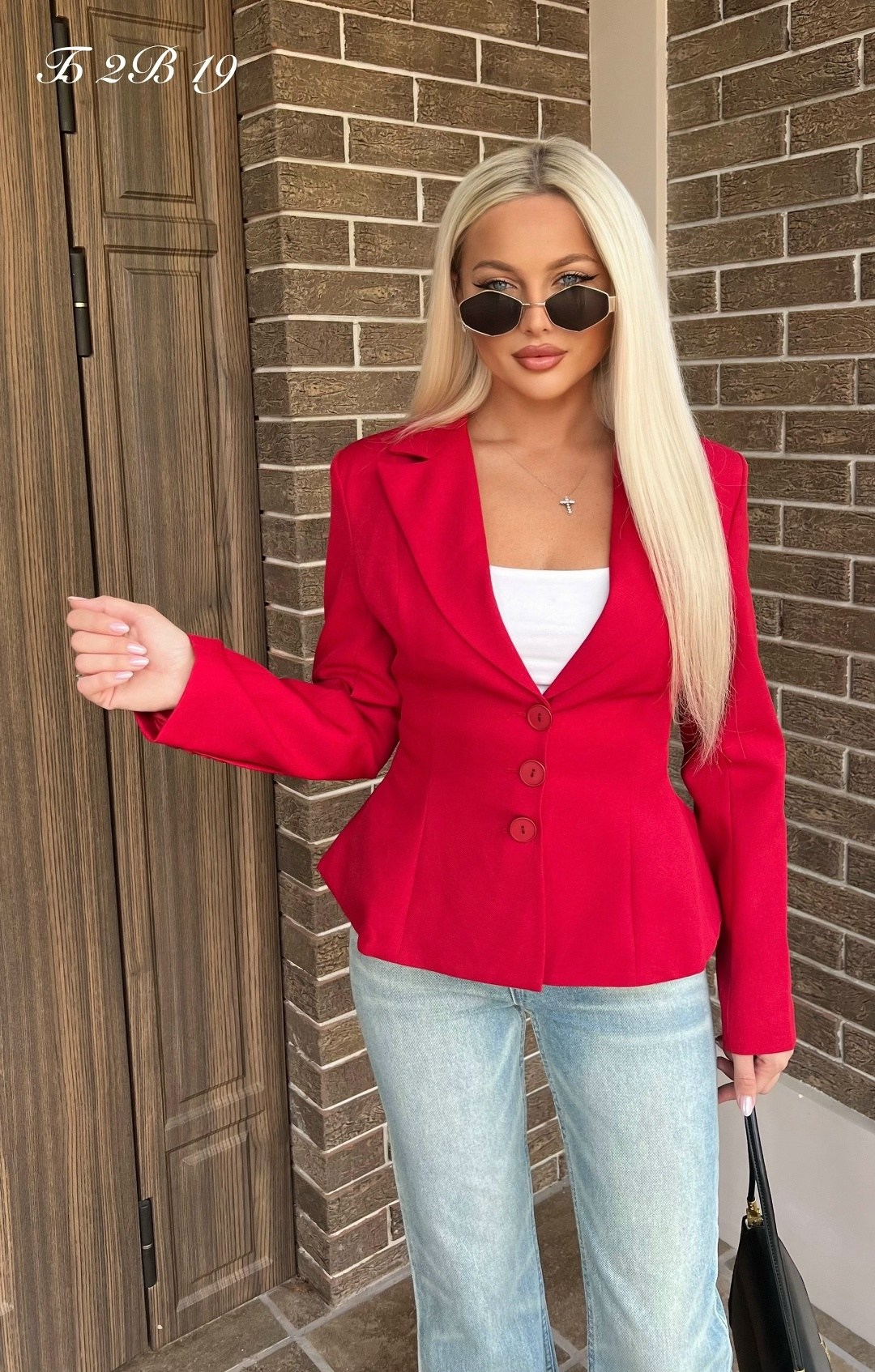 пиджак приталенный жакет классический milania style 263375226,пиджак приталенный жакет классический milania style цвет красный,женский приталенный пиджак,пиджак жакет приталенный,пиджак приталенный жа