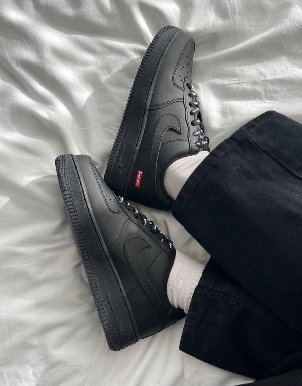 nike air force 1 low & supreme black,nike air force 1 supreme,nike air force 1 supreme black,air force 1 supreme,кроссовки nike air force 1 supreme