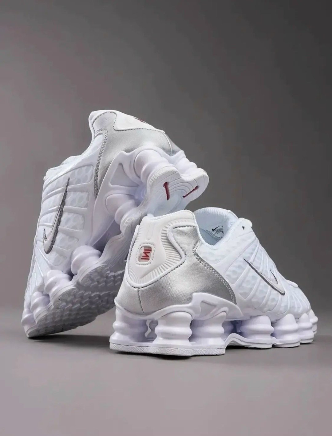 кроссовки shox tl "metallic silver" white nike,nike shox tl white metallic silver,кроссовки nike shox tl,кроссовки nike shox tl белые,кроссовки nike shox мужские