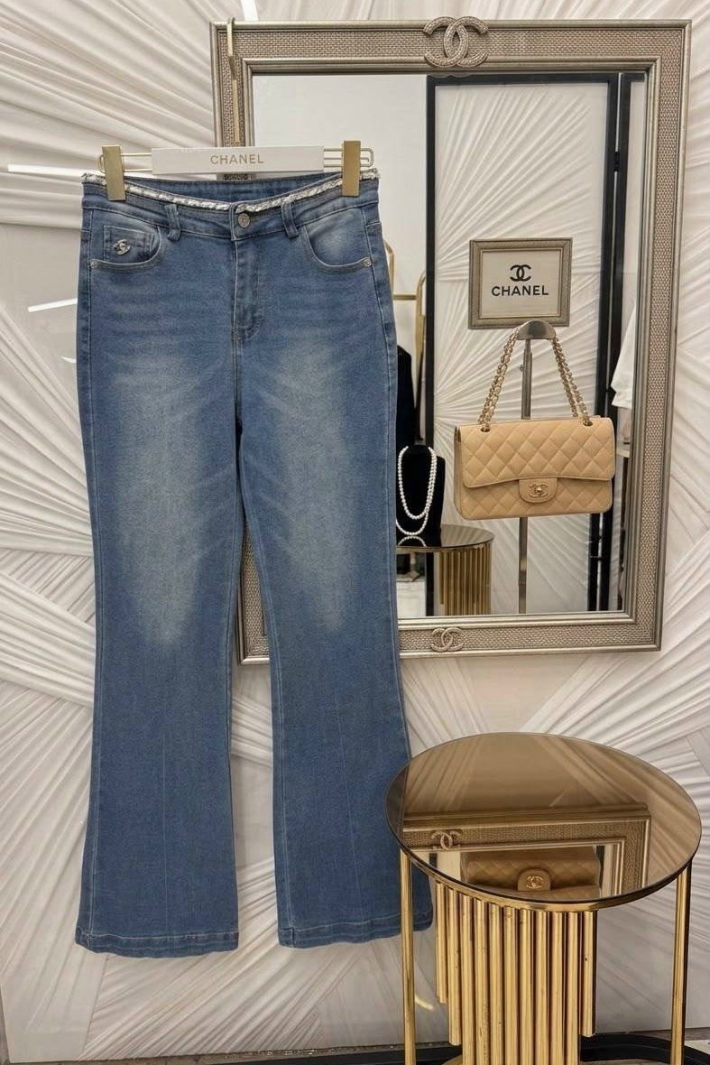 женские джинсы,модные джинсы,джинсы chanel,стильные джинсы,джинсы