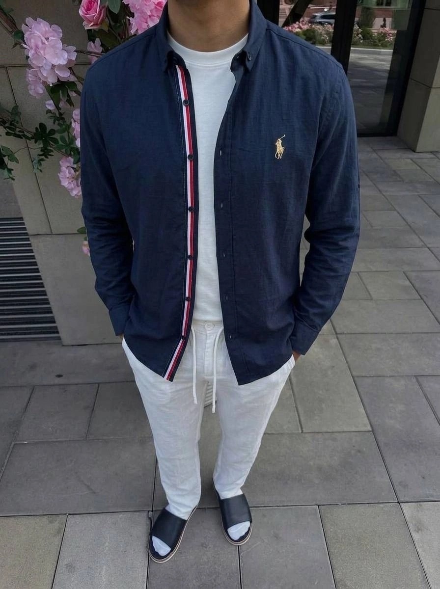 мужская мода,рубашка polo ralph lauren,ralph lauren рубашка,мужской летний костюм,повседневная рубашка