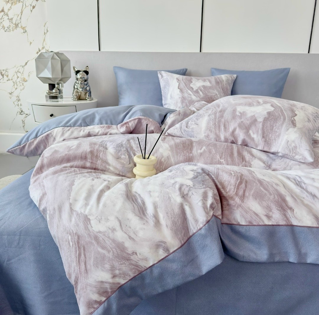 комплект постельного белья tivolyo home,комплекты постельного белья,постельное белье,постельного белье евро,asabella комплект постельного белья