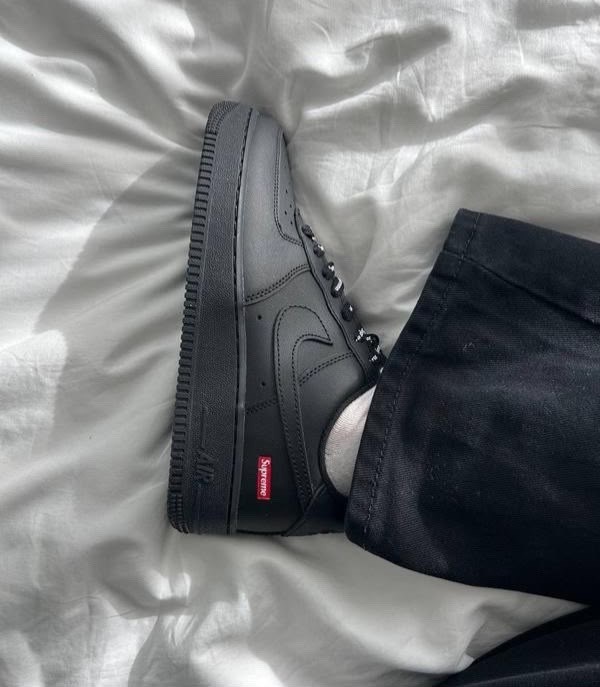 nike air force 1 low & supreme black,nike air force 1 supreme,nike air force 1 supreme black,air force 1 supreme,кроссовки nike air force 1 supreme