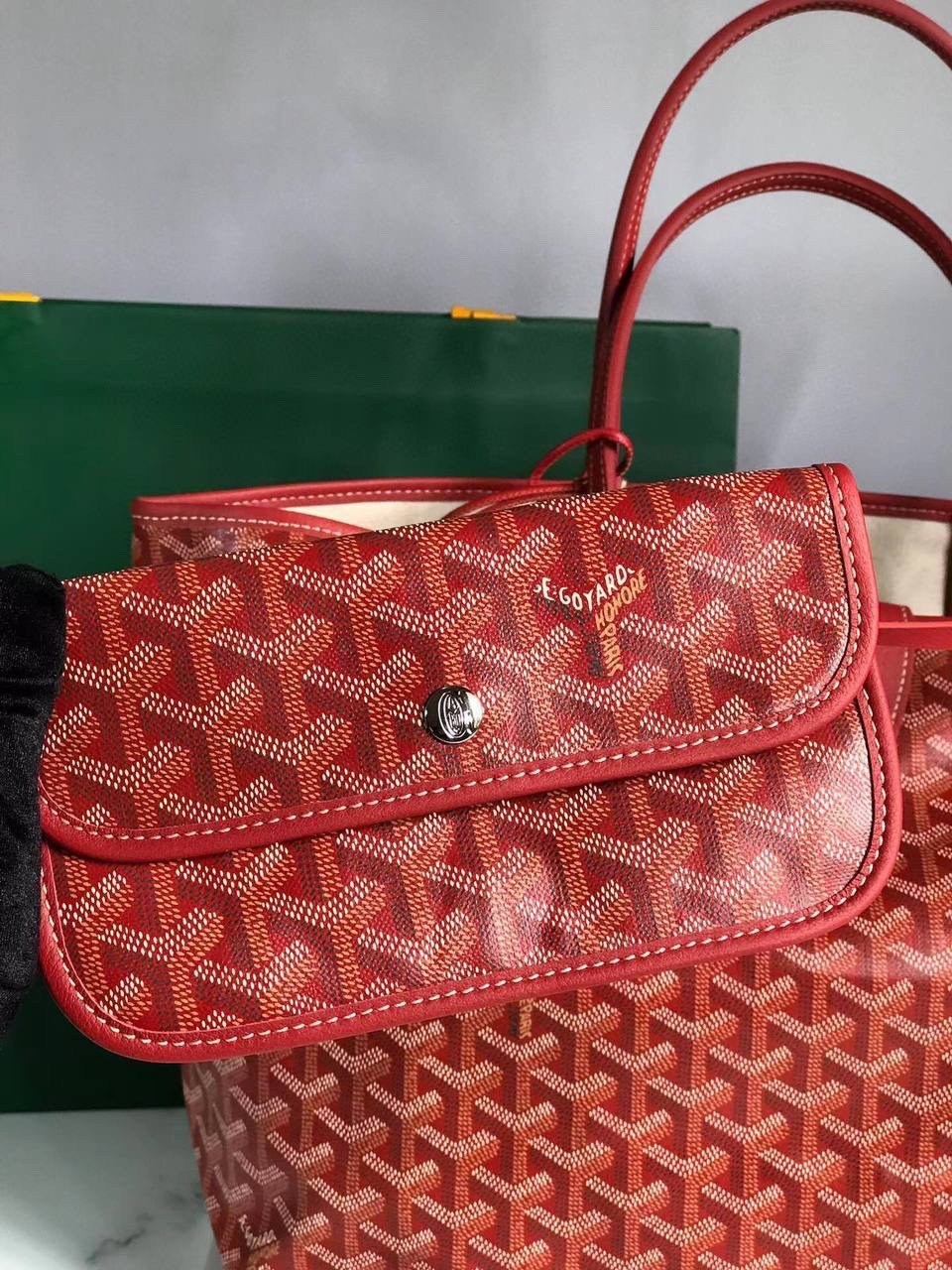 сумка красная,сумка goyard,женская сумка,сумка,модная сумка