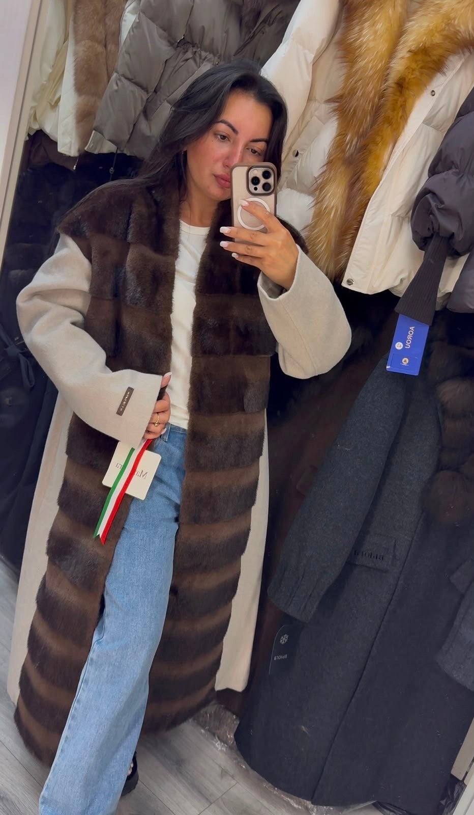 пальто с мехом,пальто с натуральным мехом соболя northfox,пальто с мехом соболя,пальто с норкой,пальто женское с мехом
