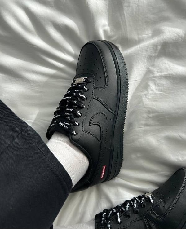 nike air force 1 low & supreme black,nike air force 1 supreme,nike air force 1 supreme black,air force 1 supreme,кроссовки nike air force 1 supreme