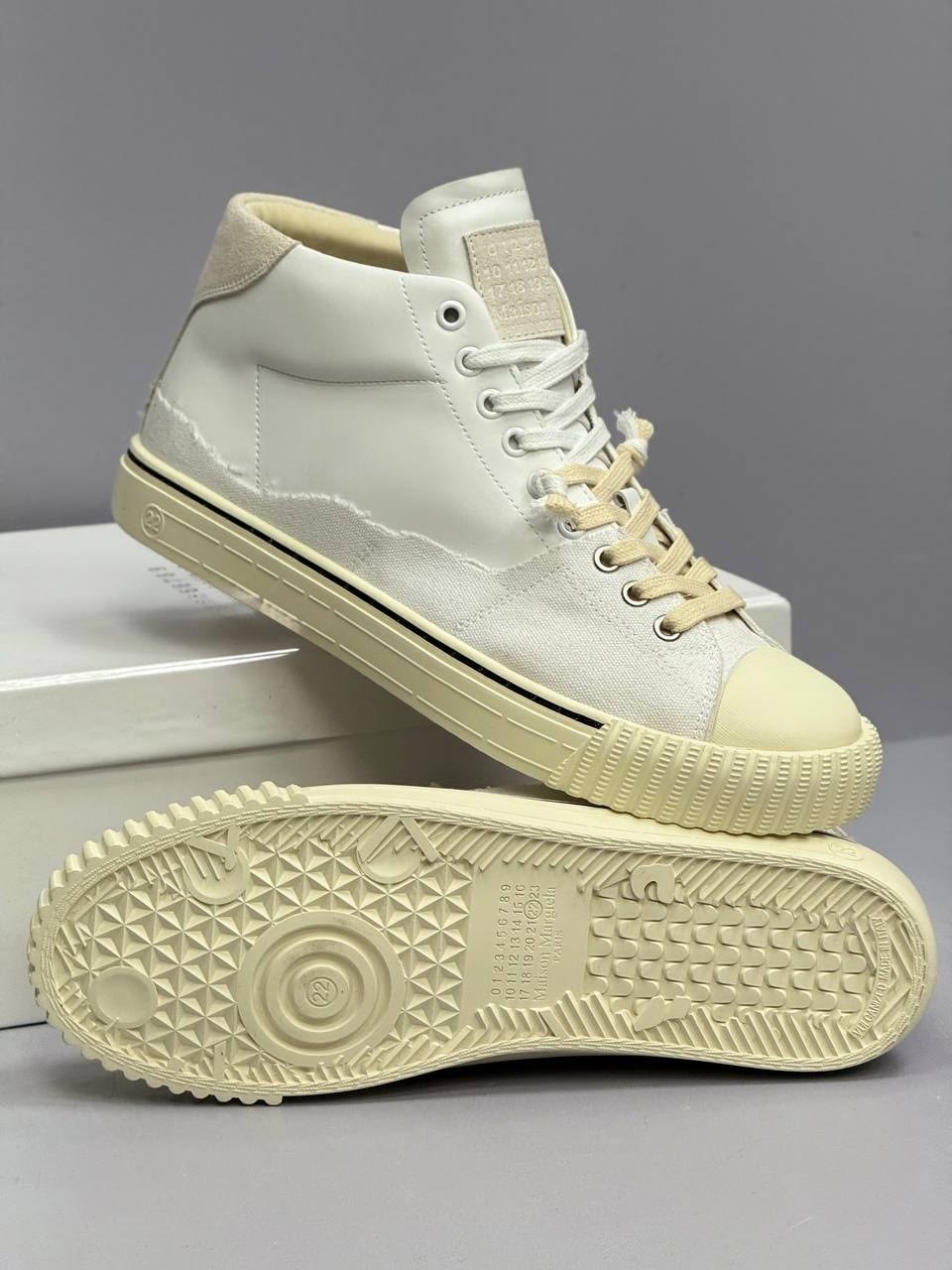 кеды maison margiela evolution,,высокие кроссовки,кеды maison margiela,оригинальные кроссовки