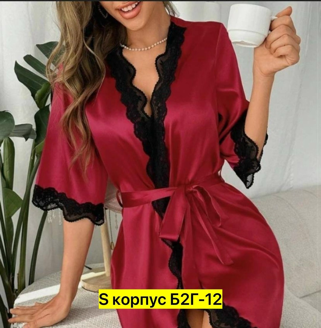 пеньюар комплект,комплект пижама,женский халат,пеньюар,халат атласный