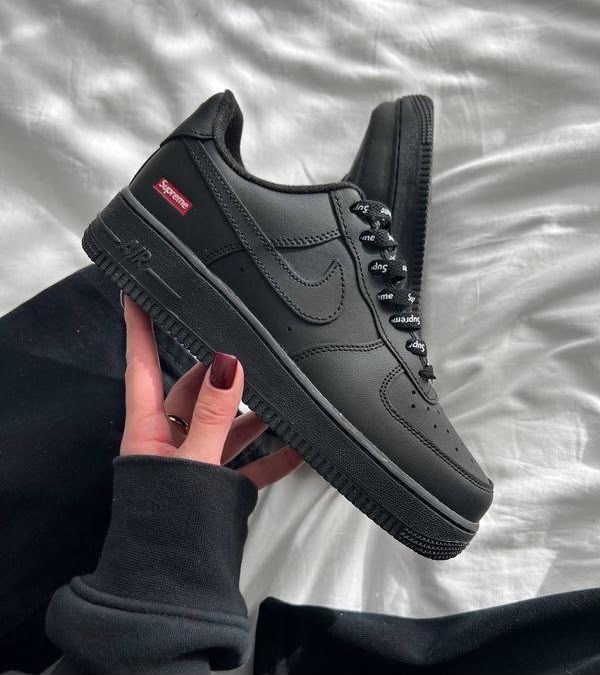 nike air force 1 low & supreme black,nike air force 1 supreme,nike air force 1 supreme black,air force 1 supreme,кроссовки nike air force 1 supreme