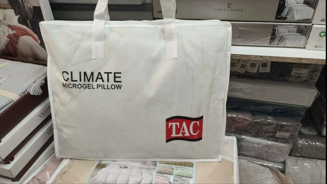подушка,подушка микрогель,подушка tac clima warm microgel pillow,подушка микрогель tac,подушки ортопедическая