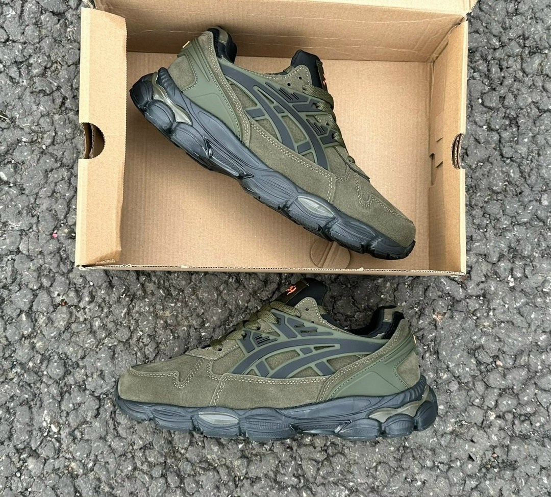 кроссовки asics,кроссовки,кроссовки асикс,мужской кроссовки,кроссовки унисекс asics gel nyc moss green forest 1203a280-300