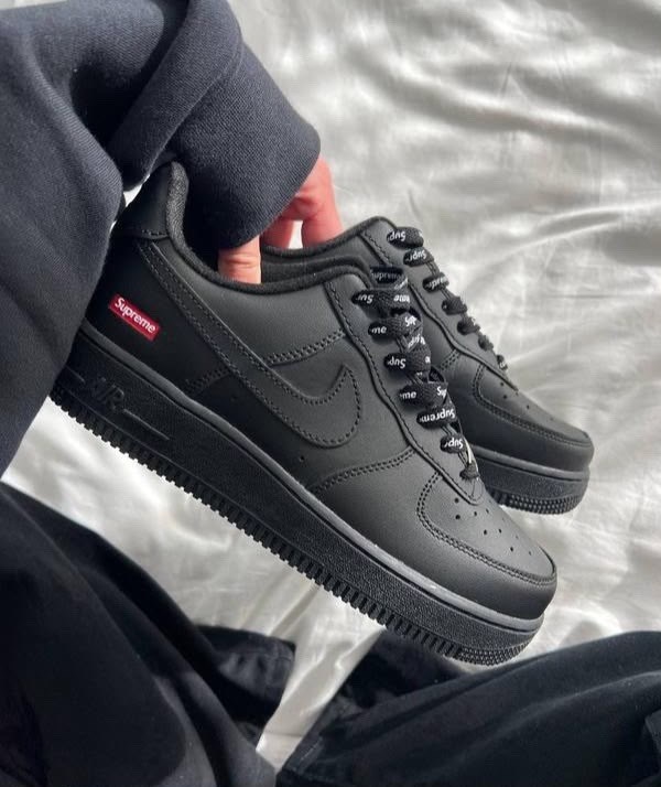 nike air force 1 low & supreme black,nike air force 1 supreme,nike air force 1 supreme black,air force 1 supreme,кроссовки nike air force 1 supreme