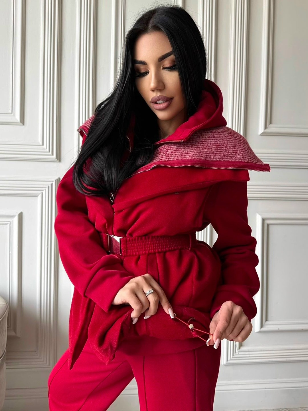 женский бордовый костюм тройка miu miu,женский костюм тройка,костюм женский на флисе,теплый костюм на флисе,костюм женский теплый