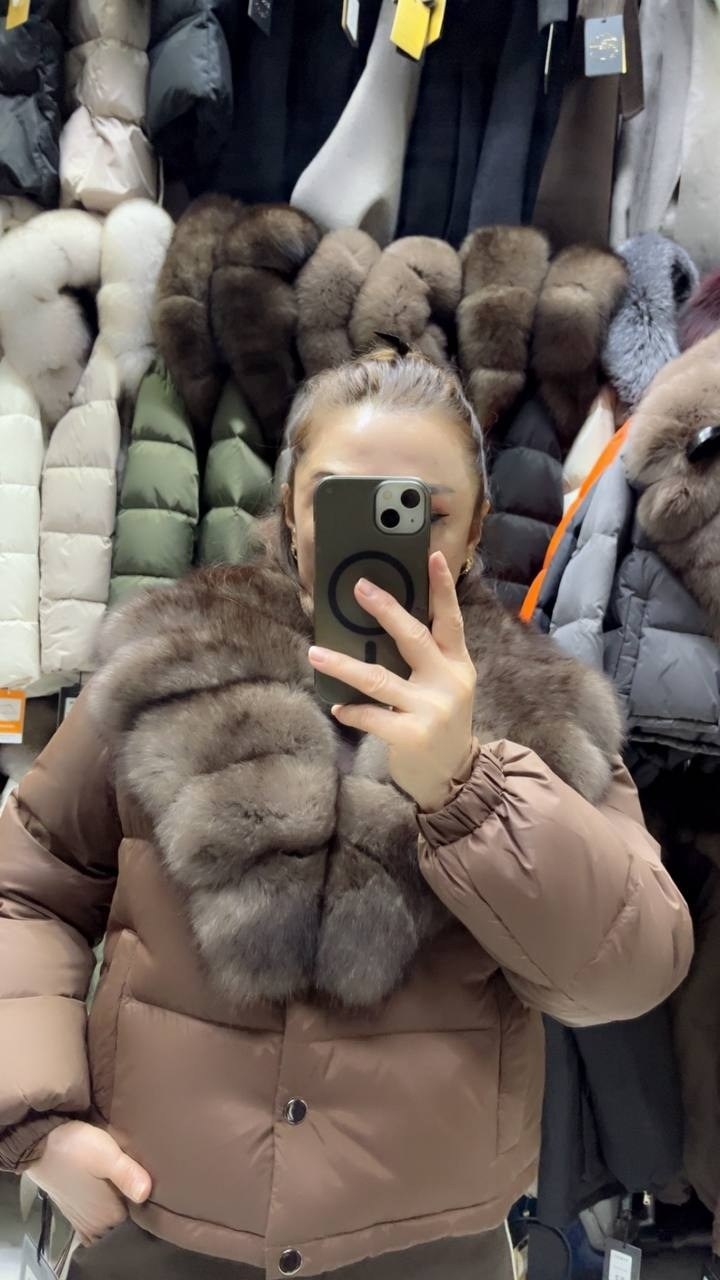 пуховик с натуральным мехом,пуховик с мехом,куртка пуховик с натуральным мехом,куртка с мехом,женский пуховик с натуральным мехом