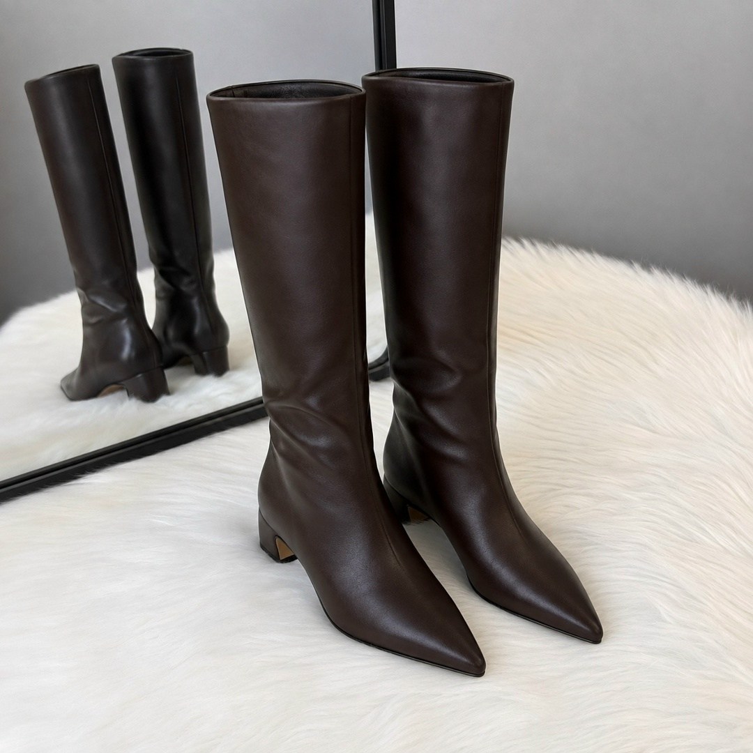 сапоги,высокие сапоги,женские сапоги,кожаные сапоги,topshop tara premium leather knee high heeled boots in black