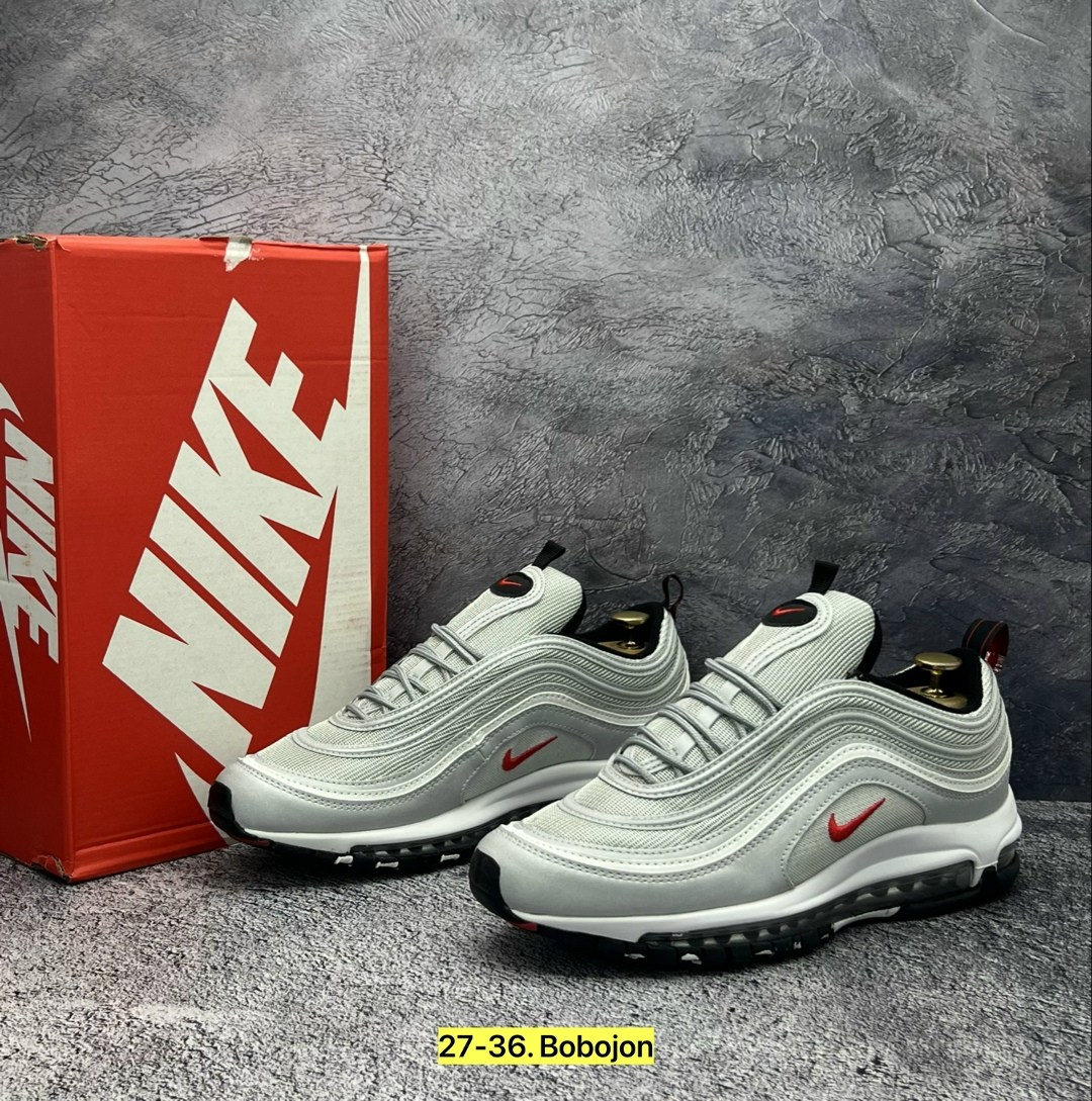 кроссовки nike air max 97,кроссовки мужские nike air max 97,nike air max 97 silver bullet,кроссовки,nike air max 97