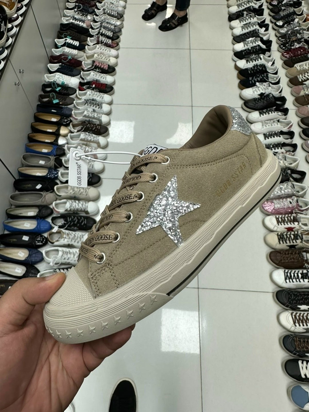 синие женские замшевые кеды hi star golden goose,кеды golden goose,замшевые кеды hi star golden goose deluxe brand,,кроссовки golden goose hi star classic синий
