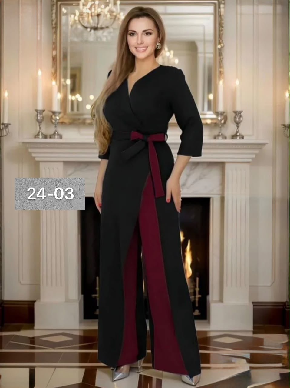 женский комбинезон,комбинезон вечерний праздничный палаццо twin trend,комбинезон вечерний брючный арт.494027,комбинезон вечерний праздничный палаццо twin trend 50093520,комбинезон вечерний брючный blo