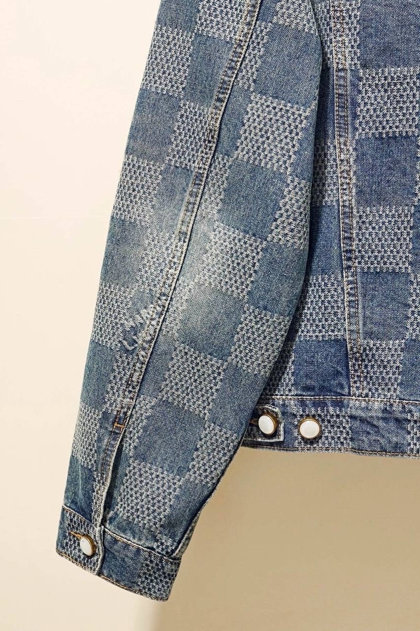 мужская джинсовая куртка,джинсовая куртка louis vuitton,джинсовая куртка,джинсовая куртка с принтом,denim jacket