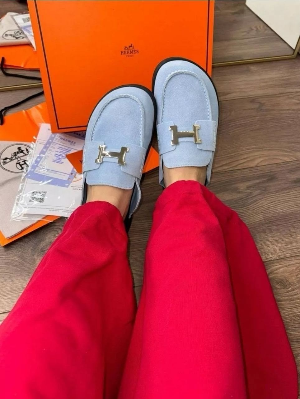 ,мюли hermes,мюли замшевые,мюли женские,шлепки женские