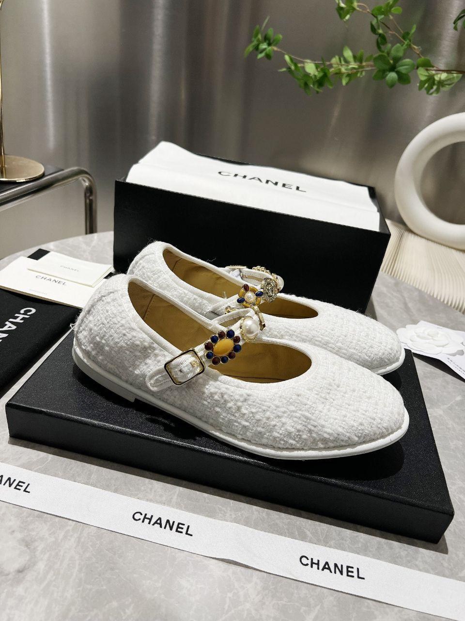 туфли chanel,chanel балетки,балетки шанель,балетки chanel твид,модная женская