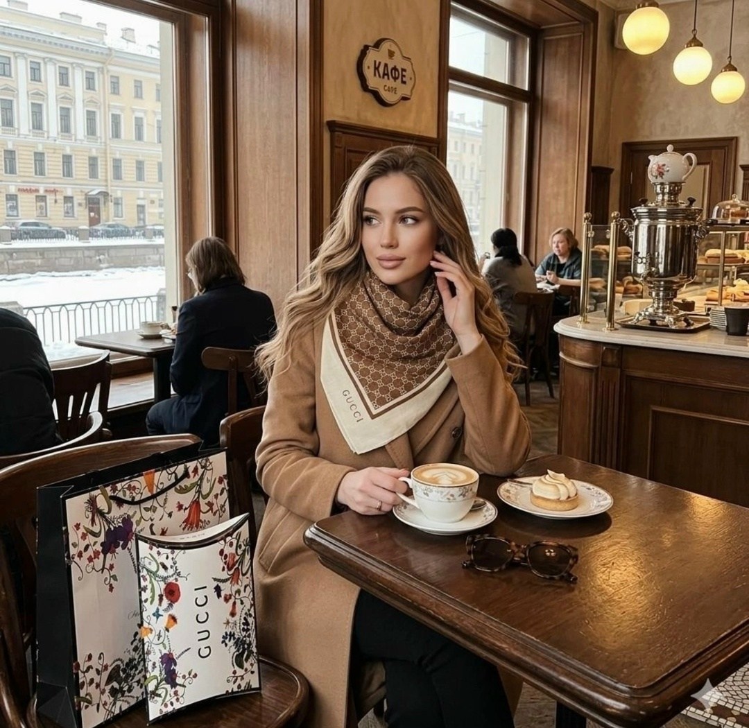 платок повседневный на голову и шею русские мотивы,платок,женский платок,платок для женщин,платок косынка на голову и шею шелковая