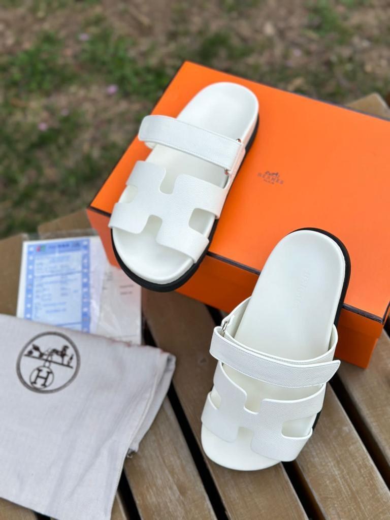 сандалии hermes,шлепанцы hermes,,тапочки hermes,кожаные шлепанцы