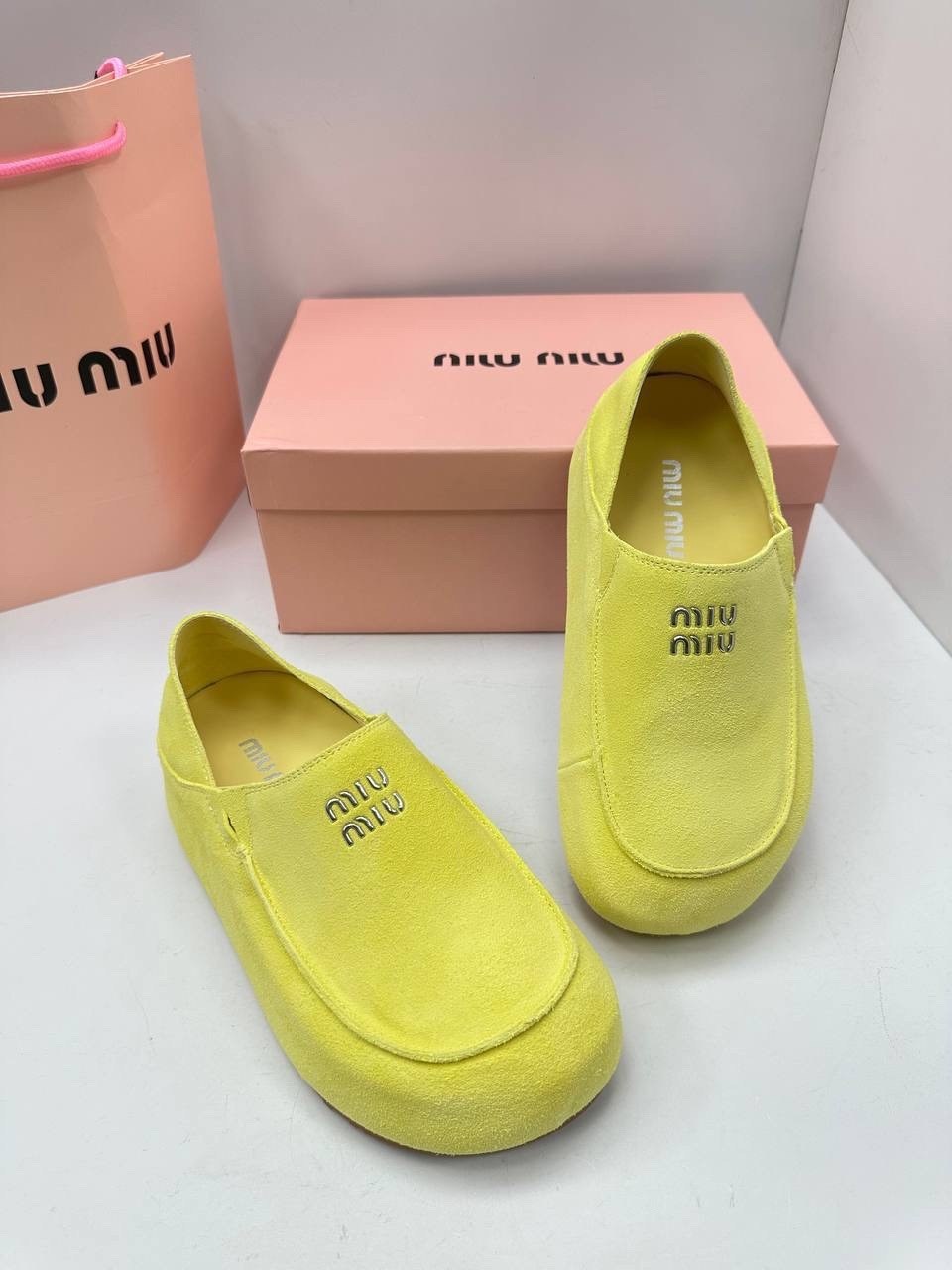 ,мюли miu miu,мюли замшевые, женская,лоферы miu miu арт лф48