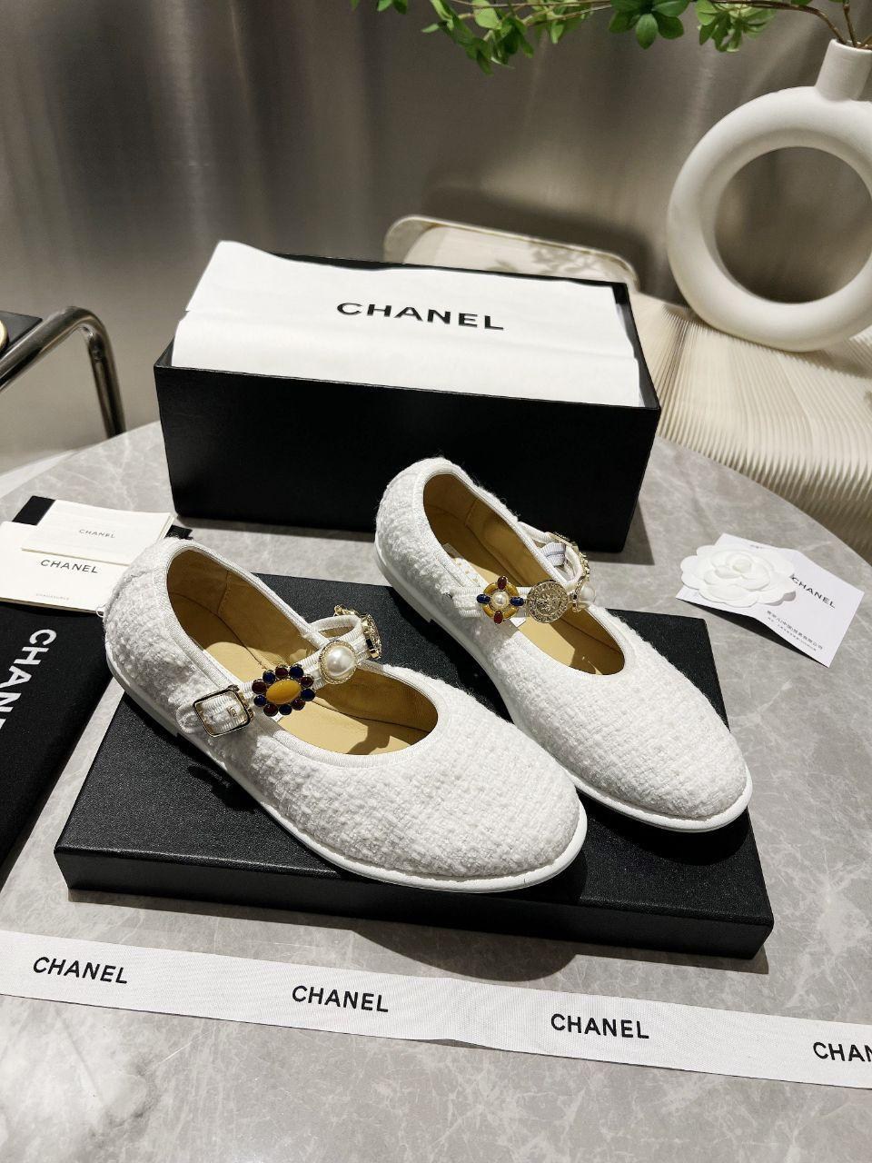 туфли chanel,chanel балетки,балетки шанель,балетки chanel твид,модная женская