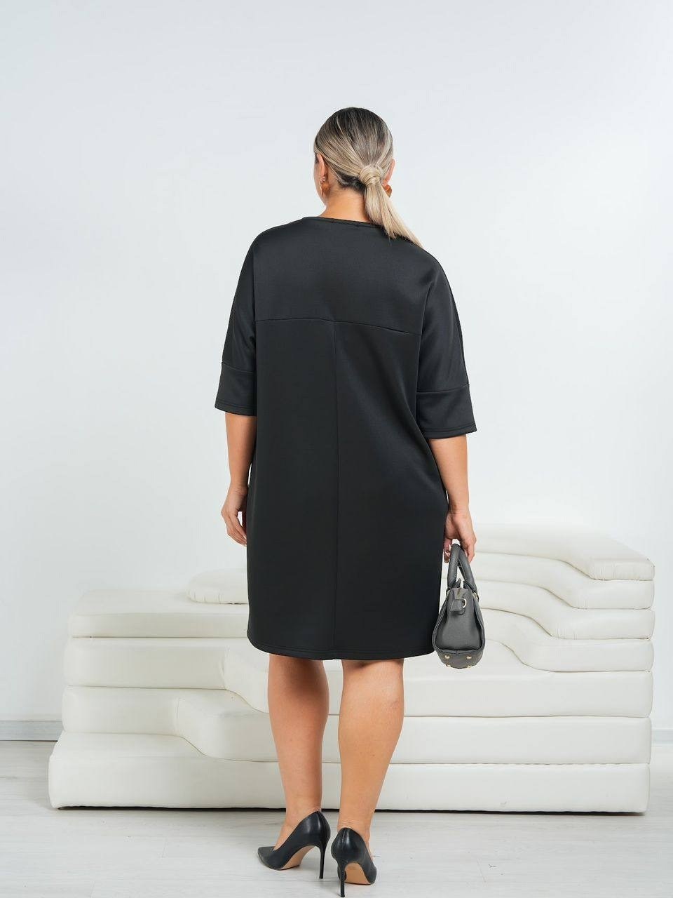 lt collection платье алла черное п11087,женский платье,платье туника,платья ,платье