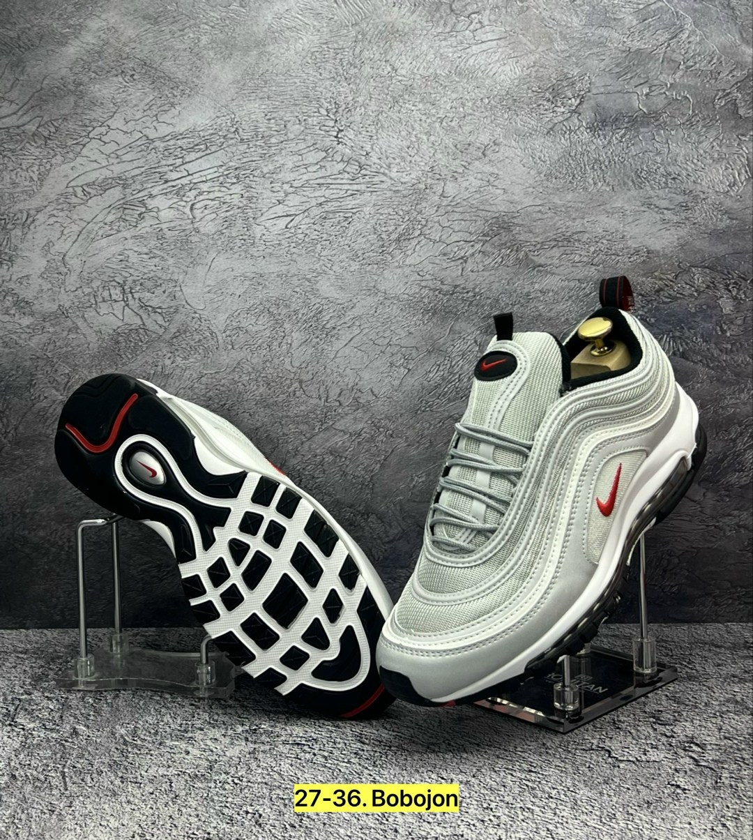 кроссовки nike air max 97,кроссовки мужские nike air max 97,nike air max 97 silver bullet,кроссовки,nike air max 97
