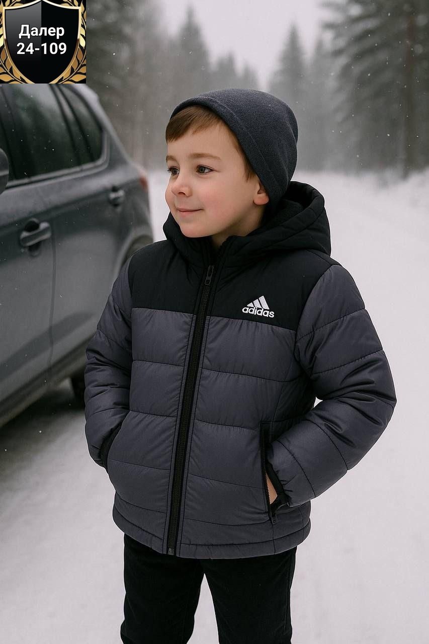 куртка зимняя,детская куртка зимняя,куртка утепленная для мальчиков adidas,куртка для мальчика adidas,adidas куртка