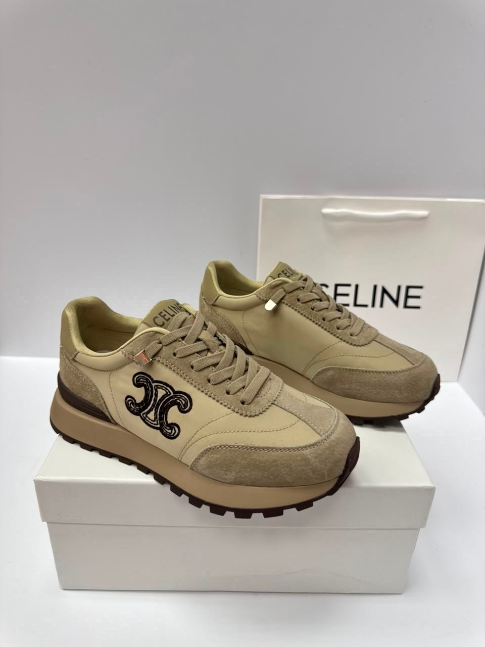 кроссовки celine,кроссовки женскиe,,кроссовки натуральные, женская