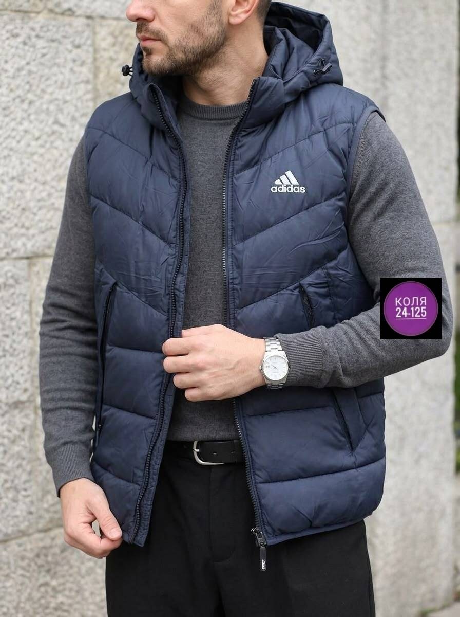 жилет утепленный adidas,жилет мужской,жилетка мужская,мужские жилеты adidas,жилетка adidas