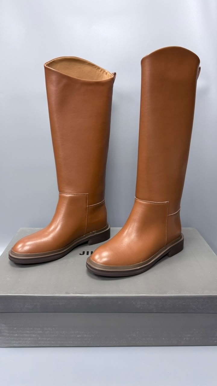 сапоги hermes,женские сапоги,кожаные сапоги,hermes женские кожаные сапоги premium brown,женские кожаные сапоги