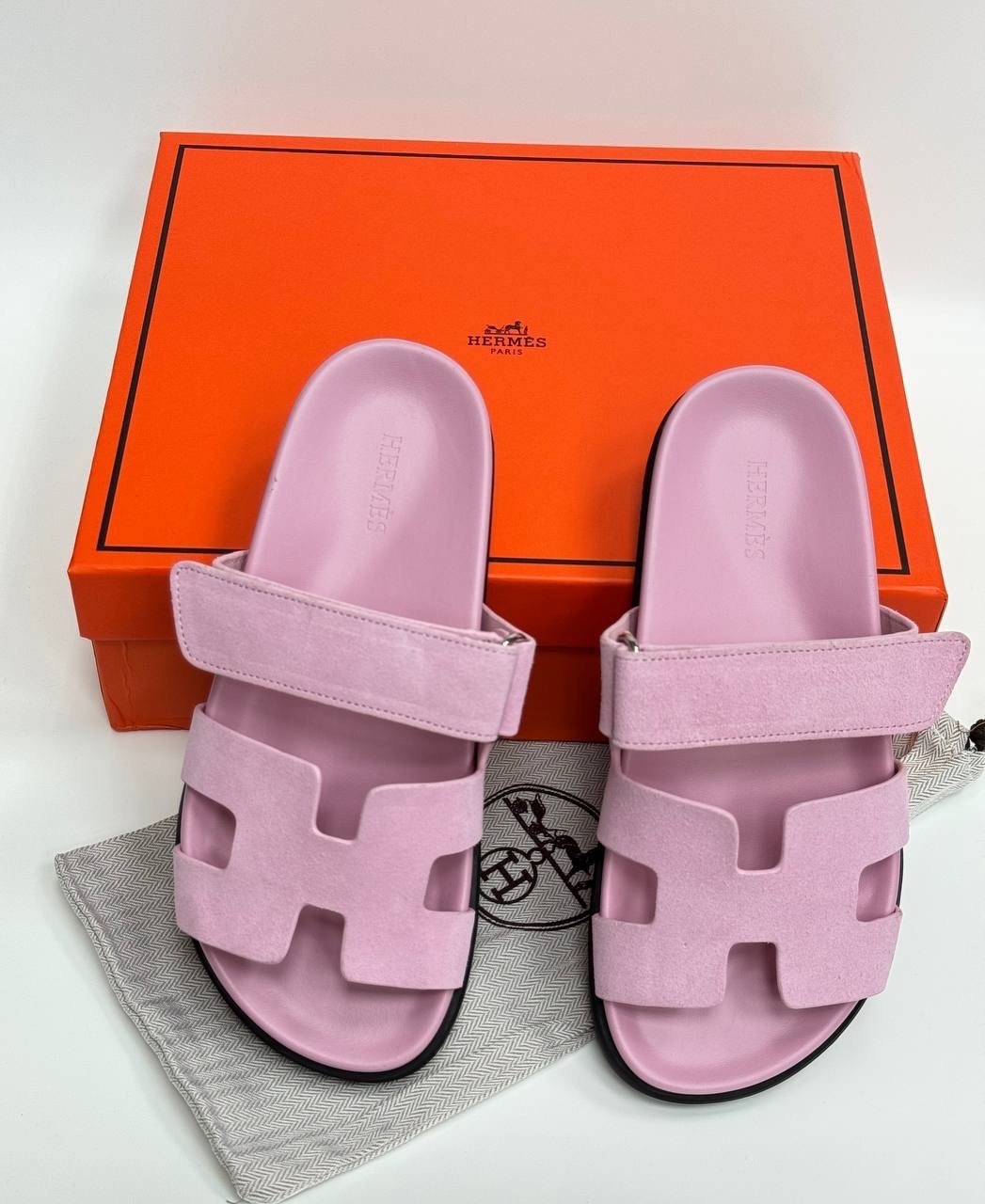замшевые шлепанцы hermes,шлепанцы hermes,шлепки hermes женские,босоножки hermes,сандалии hermes