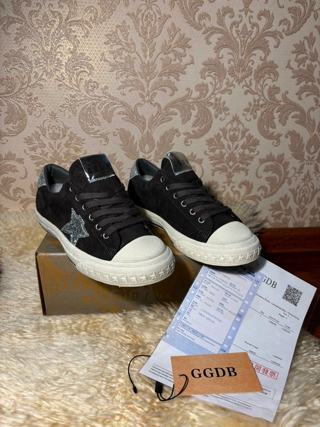 ,golden goose super star,кеды golden goose,кроссовки golden goose hi star из замши коричневый,golden goose кроссовки