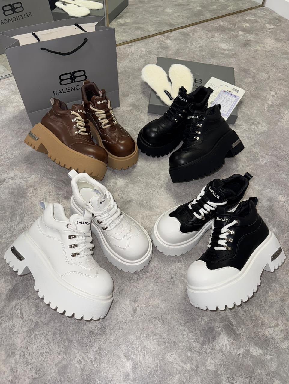 ,ботинки balenciaga,ботинки на низкой подошве, женская,ботинки на платформе