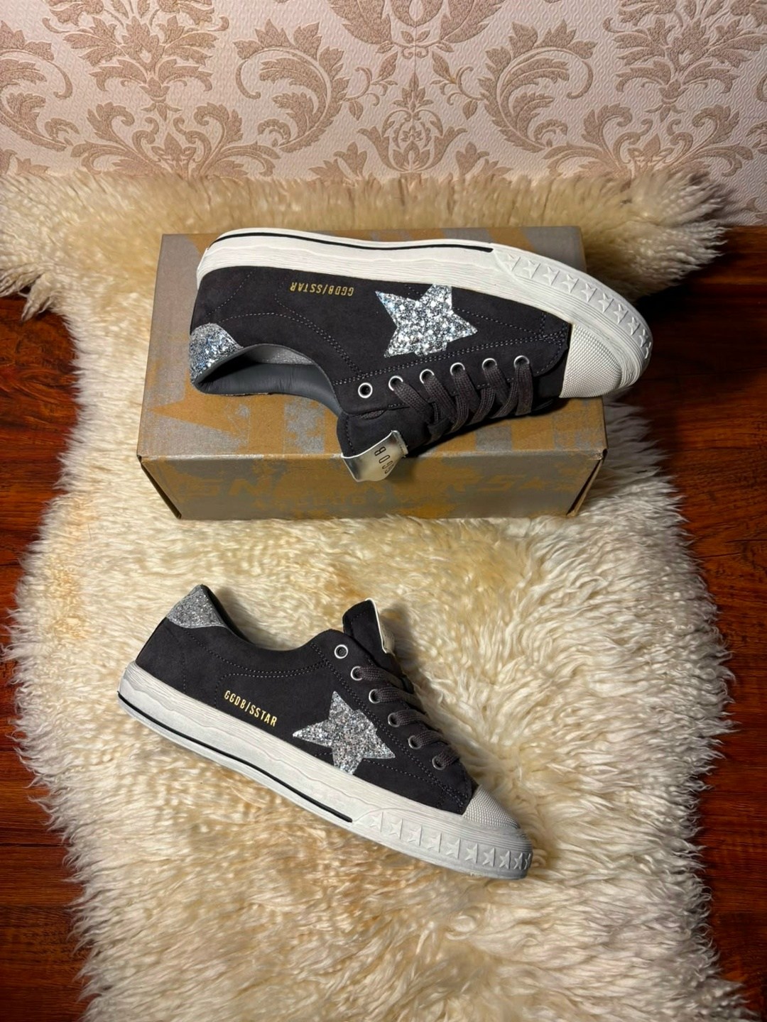 ,golden goose super star,кеды golden goose,кроссовки golden goose hi star из замши коричневый,golden goose кроссовки