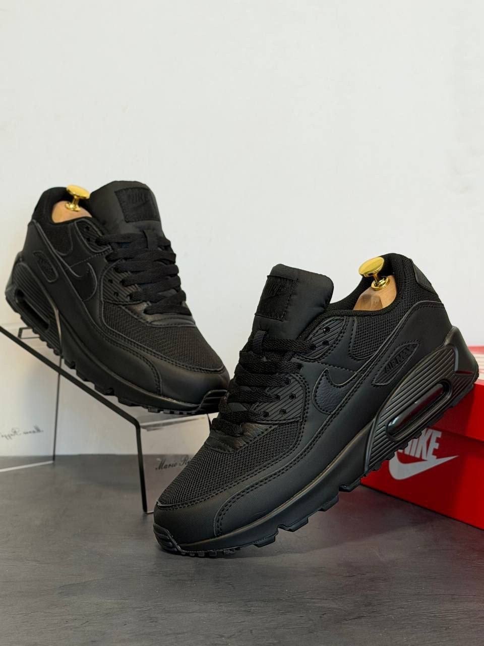 кроссовки nike air max 90 кожаные черные,кроссовки мужские nike air max 90,кроссовки nike air max 90,кроссовки nike air max,черные кроссовки nike air max 90