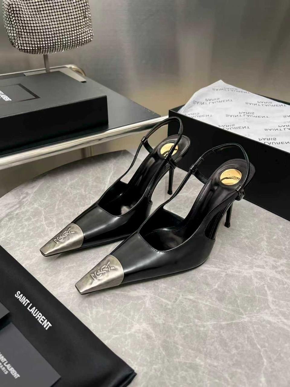 туфли yves saint laurent,туфли saint laurent,женские туфли на высоком каблуке с острым носком,,туфли лодочки женские