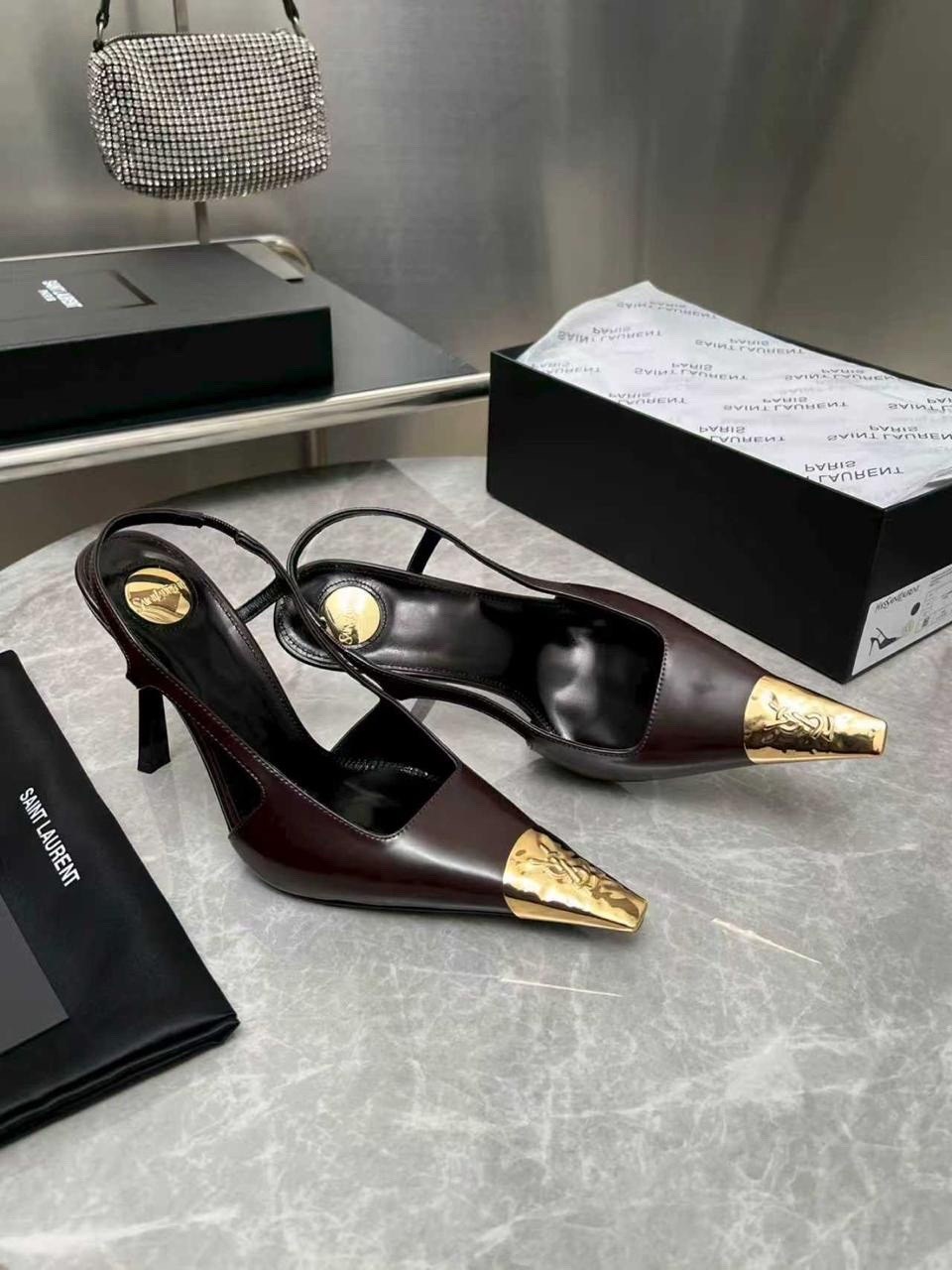туфли yves saint laurent,туфли saint laurent,женские туфли на высоком каблуке с острым носком,,туфли лодочки женские